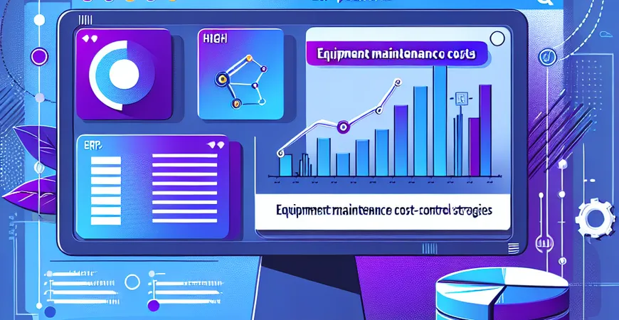 设备维修成本高？ERP 平台设备维修成本控制策略